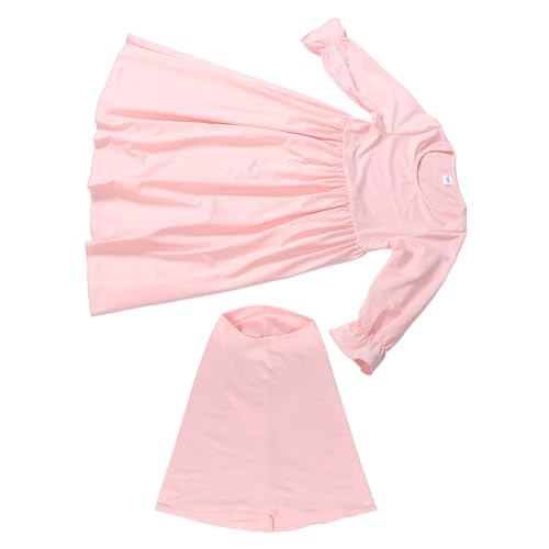 minkissy Mädchen Muslim Kleid Langärmliges Gebet Kleid mit Rüschensleeves und Hijab für Neugeborene Geeignet für Festliche Anlässe minkissy Mädchen Muslim Kleid Langärmliges Gebet Kleid mit Rüschensleeves und Hijab für Neugeborene Geeignet für Festliche Anlässe von minkissy
