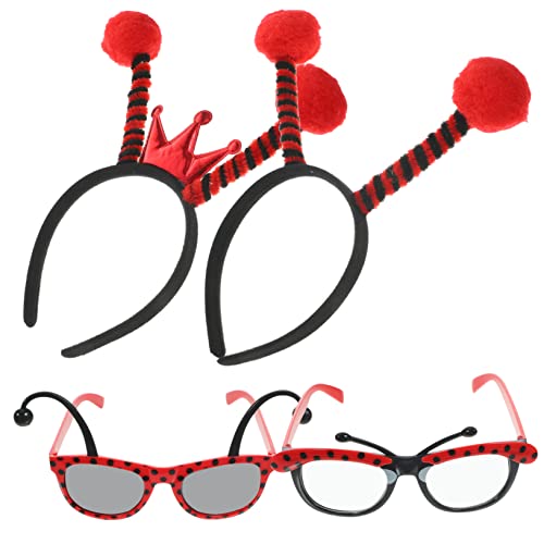 minkissy Marienkäfer Haarband und Brillen Set Kostümzubehör für Damen für Partys und Besondere Anlässe Einzigartiges Design für Mehr Attraktivität und Stil minkissy Marienkäfer Haarband und Brillen Set Kostümzubehör für Damen für Partys und Besondere Anlässe Einzigartiges Design für Mehr Attraktivität und Stil von minkissy