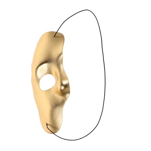 minkissy Maske Make-up Für Frauen Tülle Make-up-requisiten Männer- Und Frauenkostüm Versenkte Abdeckung Make-up-kostüm Halloween-löffel Flip-cover Vlies Golden von minkissy