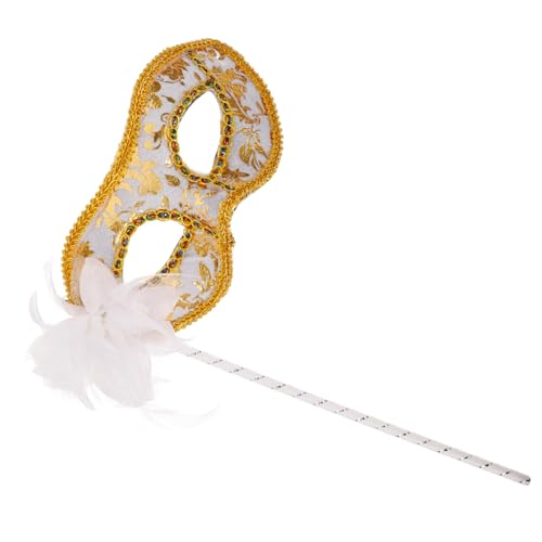 minkissy Maskerade Maske für Damen Handmaske mit Plume für Kostümpartys Halloween und Karneval und Langlebig für minkissy Maskerade Maske für Damen Handmaske mit Plume für Kostümpartys Halloween und Karneval und Langlebig für von minkissy