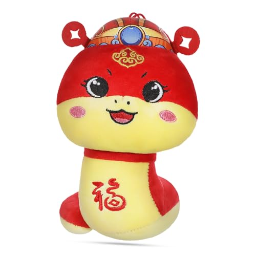 minkissy Maskottchen-Plüschpuppe Kuscheltier Schlange Schlangenstofftier Jahr der Schlangenfigur Schlangenspielzeug zum Mondneujahr Chinesisches Neujahrsschlangenspielzeug minkissy Maskottchen-Plüschpuppe Kuscheltier Schlange Schlangenstofftier Jahr der Schlangenfigur Schlangenspielzeug zum Mondneujahr Chinesisches Neujahrsschlangenspielzeug von minkissy