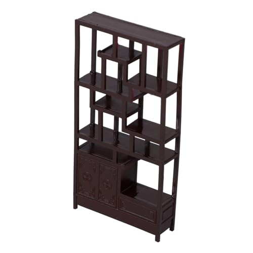 minkissy Maßstab Abs Mini Display Regal Modellbausatz Puppenhaus Möbel Deko für Miniatur Szene Wohnzimmer oder Mini Haus Zubehör von minkissy