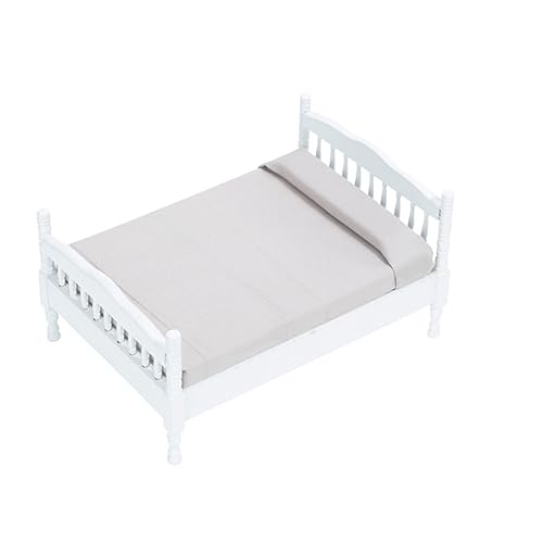 minkissy Maßstab Deko Schlafzimmer für Kreatives DIY Puppenhaus Zubehör Fantasie und Motorik von minkissy