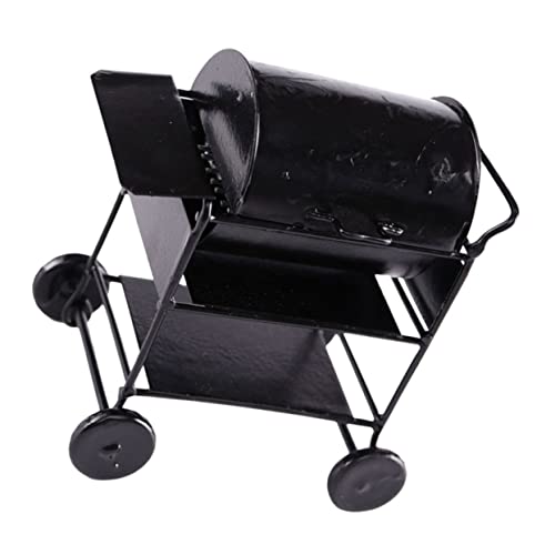 minkissy Maßstab Detailreiche Mini BBQ Handkarre Dekoratives Küchenzubehör für Puppenhaus Sicheres Material für Miniatur Hausdekoration minkissy Maßstab Detailreiche Mini BBQ Handkarre Dekoratives Küchenzubehör für Puppenhaus Sicheres Material für Miniatur Hausdekoration von minkissy