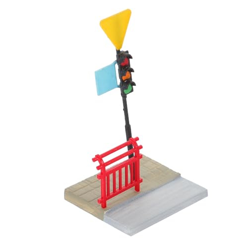 minkissy Maßstab Leuchtend Bunte Verkehrslicht Sandtisch Dekoration Mikrolandschaft Zubehör von minkissy