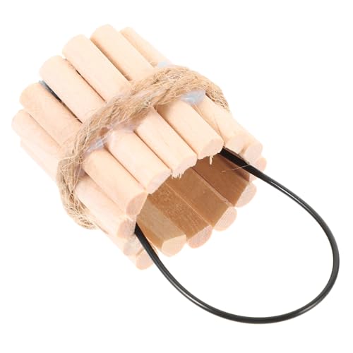 minkissy Maßstab Mini Holz Eimer Deko Zubehör Handgefertigt Realistische Details Vielseitige Verwendung Geschenkidee von minkissy