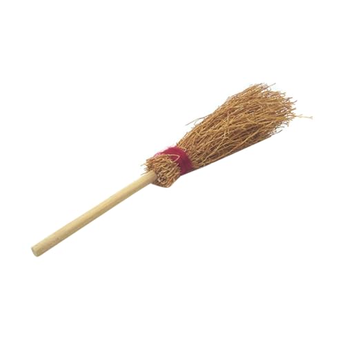 minkissy Maßstab Miniatur Besen für Puppenhaus Mini Reinigungszubehör Kinderzimmerdeko DIY Mini Möbel für Mädchen von minkissy