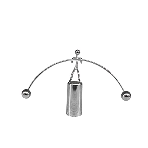 minkissy Metall Schreibtisch Deko Gewichtheber Figur Swinging Balance Kreatives für Büro Home Entspannung von minkissy