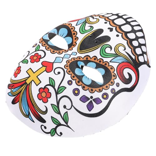 minkissy Mexikanische Day Of The Dead Maske für Herren Komfortabel und Langlebig für Halloween Karneval Faschingsparty und Cosplay Auffälliges Partyzubehör von minkissy