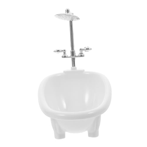 minkissy Mini Badewanne für Puppenhaus Realistisches Badezimmerzubehör für Fantasievolles Spiel Langlebiges Design für Familienaktivitäten und Kreative Deko minkissy Mini Badewanne für Puppenhaus Realistisches Badezimmerzubehör für Fantasievolles Spiel Langlebiges Design für Familienaktivitäten und Kreative Deko von minkissy