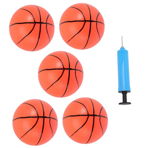minkissy Mini Basketball Set für Teiliges Set mit Kleinen Aufblasbaren Basketballs und Pumpe für Indoor Spiel Sport Mottopartys und Eltern Junge Mädchen Interaktion minkissy Mini Basketball Set für Teiliges Set mit Kleinen Aufblasbaren Basketballs und Pumpe für Indoor Spiel Sport Mottopartys und Eltern Junge Mädchen Interaktion von minkissy