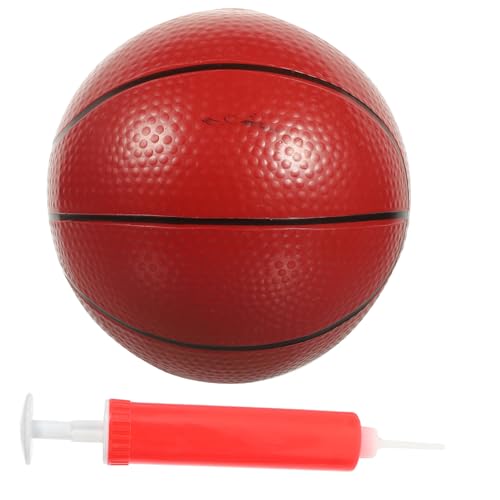 minkissy Mini Basketball mit Pumpe Aufblasbare Poolspielzeuge für Kleinkinder Partyspielzeug für Strand und Schwimmbad Teilig Farben Variieren von minkissy