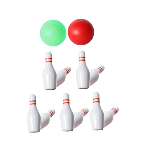 minkissy Mini Bowling Set Teilig Miniatur Kegelspiel Puppenhaus Dekoration Sicheres Stabiles Material Leicht und Praktisch Kreativität und Feinmotorik minkissy Mini Bowling Set Teilig Miniatur Kegelspiel Puppenhaus Dekoration Sicheres Stabiles Material Leicht und Praktisch Kreativität und Feinmotorik von minkissy