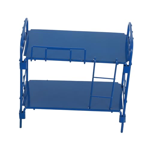 minkissy Mini Etagenbett für Puppenhäuser Blaues Doppelbett Stapelbar für Kreative Spielmöglichkeiten Fördert Fantasie und Problemlösungsfähigkeiten Kleinen Räumen für Miniaturhäuser und minkissy Mini Etagenbett für Puppenhäuser Blaues Doppelbett Stapelbar für Kreative Spielmöglichkeiten Fördert Fantasie und Problemlösungsfähigkeiten Kleinen Räumen für Miniaturhäuser und von minkissy
