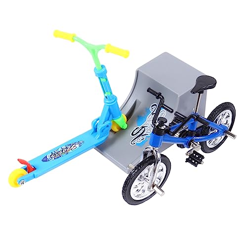minkissy Mini Finger Bike Set Finger Scooter für Freizeit Schreibtischspiele für Kinderzimmer Deko Geschenkidee für Sportliebhaber von minkissy