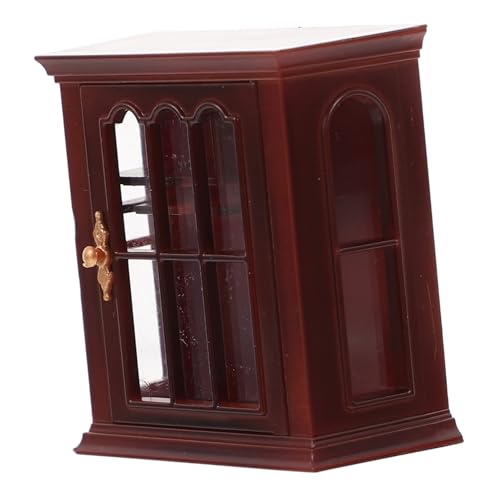 minkissy Mini Haus Möbel Zubehör Dekorativer Kleiner Vitrinenschrank für DIY Puppenhaus Wohnzimmer und Esszimmer Robust und Detailreich Gestaltet minkissy Mini Haus Möbel Zubehör Dekorativer Kleiner Vitrinenschrank für DIY Puppenhaus Wohnzimmer und Esszimmer Robust und Detailreich Gestaltet von minkissy