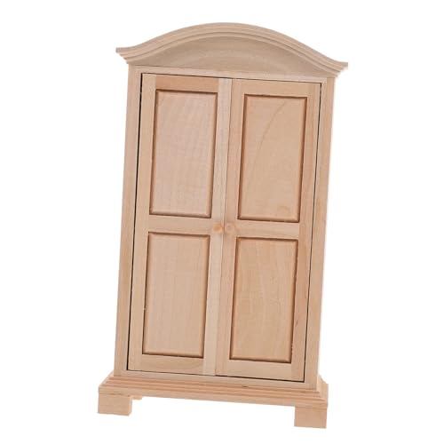 minkissy Mini Holzkleiderschrank Puppenhaus Möbel Maßstab Multifunktionaler Miniatur Schrank Dekoration für Puppenhaus Schlafzimmer Zubehör minkissy Mini Holzkleiderschrank Puppenhaus Möbel Maßstab Multifunktionaler Miniatur Schrank Dekoration für Puppenhaus Schlafzimmer Zubehör von minkissy