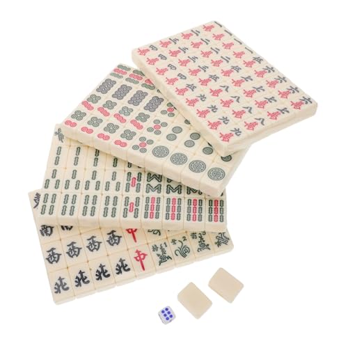 minkissy Mini Mahjong Set Melamin Solide Gravur Kompakt Leicht für Senioren Anfänger Tragbares Chinesisches Spiel für Reisen Wohnheim Camping und Gesellige Runden minkissy Mini Mahjong Set Melamin Solide Gravur Kompakt Leicht für Senioren Anfänger Tragbares Chinesisches Spiel für Reisen Wohnheim Camping und Gesellige Runden von minkissy