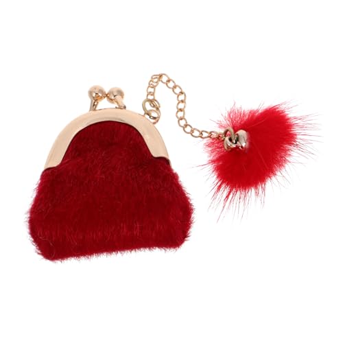 minkissy Mini Puppen Handtasche Schmucktasche Rot Plüsch Rollenspiel Puppenzubehör Mädchen Tasche für Puppenhaus Kleidung Accessoire minkissy Mini Puppen Handtasche Schmucktasche Rot Plüsch Rollenspiel Puppenzubehör Mädchen Tasche für Puppenhaus Kleidung Accessoire von minkissy