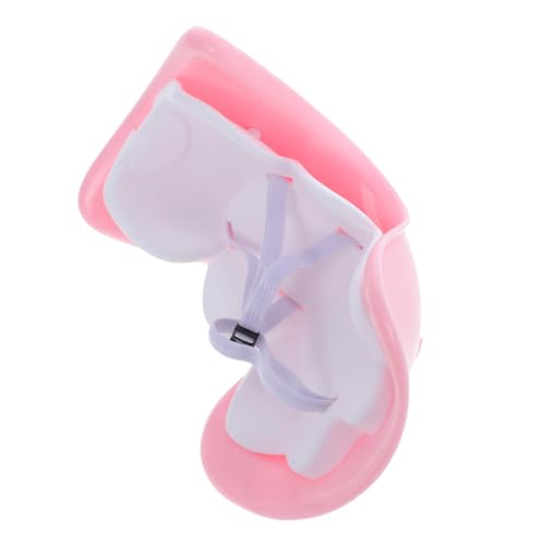 minkissy Mini Puppenautositz Realistischer Miniatur Dollsitz Hellrosa Installieren Robustes Zubehör für Puppen und Desktop Dekoration Vielseitig Einsetzbar als Fahrzeug und Spielzubehör von minkissy