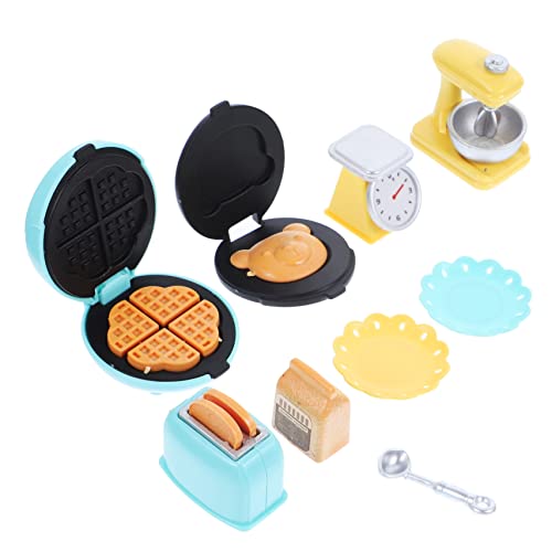 minkissy Mini Puppenhaus Küchenzubehör Set Realistisches Backtoaster Modell Miniatur Frühstücksdekoration Mini Backspielzeug für Puppenhaus Accessoire Teilig minkissy Mini Puppenhaus Küchenzubehör Set Realistisches Backtoaster Modell Miniatur Frühstücksdekoration Mini Backspielzeug für Puppenhaus Accessoire Teilig von minkissy