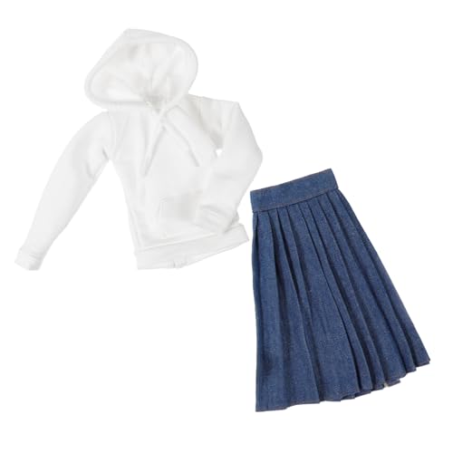 minkissy Mini Puppenkleidung aus Weichem Weißer Kapuzenjacke und Blauer Modisches Puppenoutfit für Puppen Angenehm zu Tragen Leicht Anzuziehen für Vielseitiges Puppenzubehör minkissy Mini Puppenkleidung aus Weichem Weißer Kapuzenjacke und Blauer Modisches Puppenoutfit für Puppen Angenehm zu Tragen Leicht Anzuziehen für Vielseitiges Puppenzubehör von minkissy