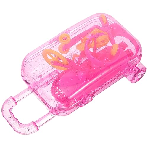 minkissy Mini Puppenreise Koffer Set mit Sportzubehör Teiliges Puppenhaus Realistische Mini Accessoires Buntes Puppen Spielset für Geburtstag Zufällige Farbe von minkissy