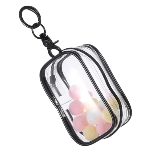 minkissy Mini Transparente Puppenaufbewahrungstasche Tragbare Durchsichtige Taschen für Figuren Vielseitig Einsetzbar für Aufbewahrung und Präsentation für Unterwegs von minkissy