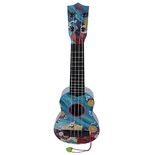 minkissy Mini Ukulele für Einstellbares Musikinstrument Musikalischen Fähigkeiten Leuchtende Farben Geeignet für Anfänger und Lernspielzeug von minkissy