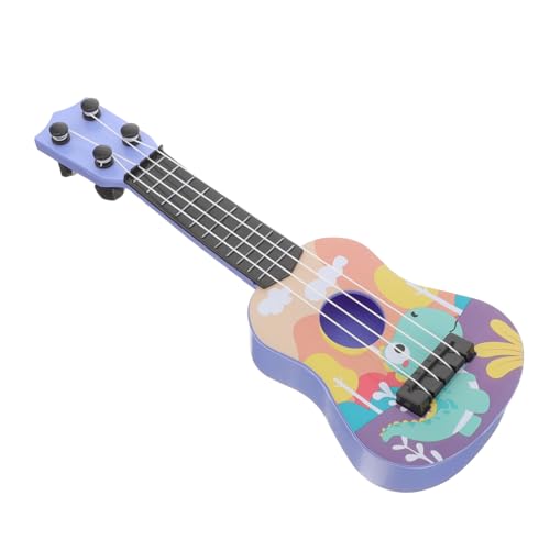 minkissy Mini Ukulele für Simulationsgitarre aus Kunststoff Saiten Lerninstrument für Jungen und Mädchen zur Dekoration und Fotografie minkissy Mini Ukulele für Simulationsgitarre aus Kunststoff Saiten Lerninstrument für Jungen und Mädchen zur Dekoration und Fotografie von minkissy