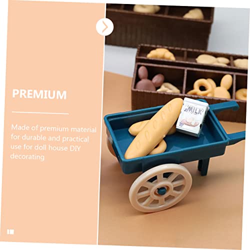 minkissy Miniatur Bäckerei Shop Realistisches Mini Haus Zubehör Detailgetreue Miniatur Brote Dekorative Puppenhaus Ausstattung Gestaltung von minkissy