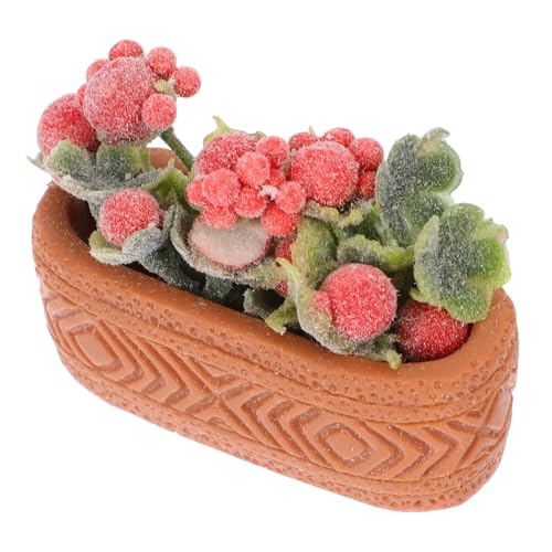 minkissy Miniatur Bonsai Modell Künstliche Pflanzen für Puppenhaus Dekoration Realistisches Mini Ornament für Kreative Gestaltung für Freunde und Familie von minkissy