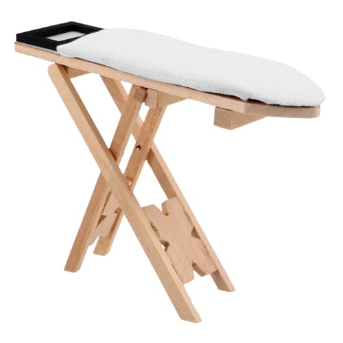 minkissy Miniatur Bügelbrett Puppenhaus Möbel Deko Realistisches Doll Ironing Board Modell Kreatives Holz Bügel Tisch Zubehör für Puppenhaus und Bastelprojekte minkissy Miniatur Bügelbrett Puppenhaus Möbel Deko Realistisches Doll Ironing Board Modell Kreatives Holz Bügel Tisch Zubehör für Puppenhaus und Bastelprojekte von minkissy