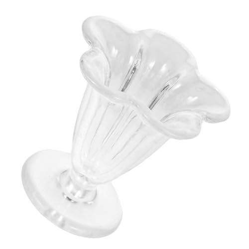 minkissy Miniatur Eisbecher Modell aus Stabilem Kunststoff Dekorativer Kleiner Becher für Puppenhaus Vielseitig Einsetzbar als Miniatur Zubehör für DIY Projekte und Mini Haus Dekoration von minkissy