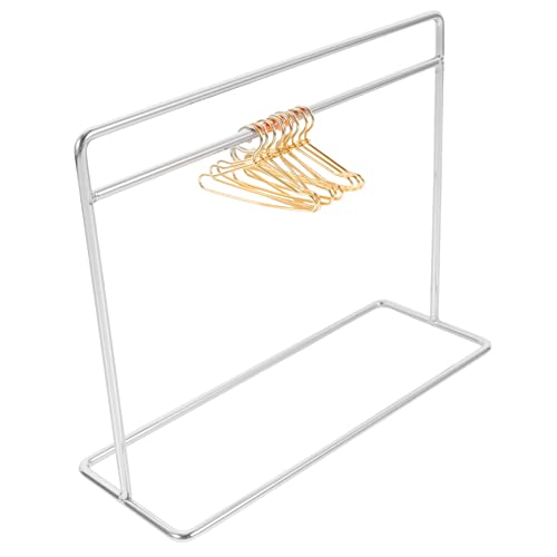 minkissy Miniatur Eisen Kleiderbügel Teilig Stabile Puppenkleiderbügel und Trockenständer Praktisches Zubehör zur Puppenkleidung Organisation und Aufbewahrung für Bjd Puppen und Doll von minkissy