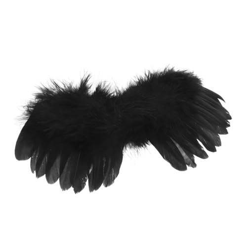minkissy Miniatur Engel Flügel für Puppen Schwarze Kostüm Accessoires für Erwachsene für Halloween und Cosplay und Langlebig minkissy Miniatur Engel Flügel für Puppen Schwarze Kostüm Accessoires für Erwachsene für Halloween und Cosplay und Langlebig von minkissy