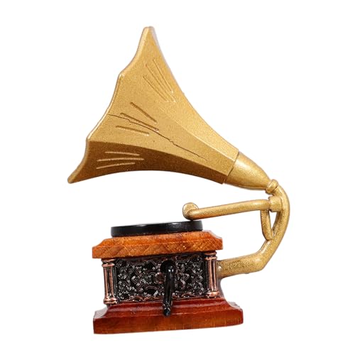 minkissy Miniatur Grammophon Modell Retro Phonograph Puppenhaus Zubehör Miniatur Dekoration Kleine Szene Ornament für Mini Dollhouse Realistische minkissy Miniatur Grammophon Modell Retro Phonograph Puppenhaus Zubehör Miniatur Dekoration Kleine Szene Ornament für Mini Dollhouse Realistische von minkissy
