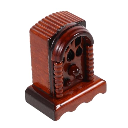 minkissy Holz Miniatur Puppenhausradio Im Maßstab Vintage Dekor Für Puppenhausszene Realistische Details Langlebiges Spielzeug Für Junge Mädchen Und Sammler minkissy Holz Miniatur Puppenhausradio Im Maßstab Vintage Dekor Für Puppenhausszene Realistische Details Langlebiges Spielzeug Für Junge Mädchen Und Sammler von minkissy