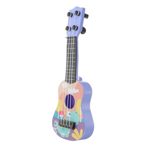 minkissy Miniatur Kindersaiteninstrument Ukulele mit Verstellbaren Saiten Lernspielzeug für Kleinkinder für Musikpartys und Spielerisches Lernen von minkissy