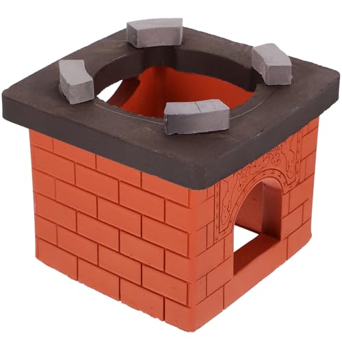 minkissy Kleiner Keramik Herd Modell für Puppenhaus Realistisches Küchenzubehör Kinderspielzeug Puppenhausmöbel Selbstgemacht Dekoration von minkissy