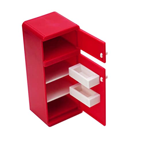 minkissy Miniatur Kühlschrank Modell Hochwertige Dekoration für Puppenhaus und Spielküche Sicheres und Langlebiges Material minkissy Miniatur Kühlschrank Modell Hochwertige Dekoration für Puppenhaus und Spielküche Sicheres und Langlebiges Material von minkissy