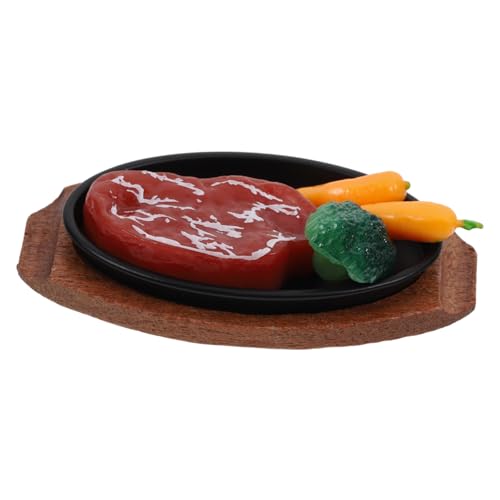 minkissy Miniatur Lebensmittel Realistische Steakplatte mit Künstlichem Fleisch Puppenhaus Zubehör für Küchen Dekoration und Spiel Detailgetreues Fake Meat Modell Tragbares minkissy Miniatur Lebensmittel Realistische Steakplatte mit Künstlichem Fleisch Puppenhaus Zubehör für Küchen Dekoration und Spiel Detailgetreues Fake Meat Modell Tragbares von minkissy