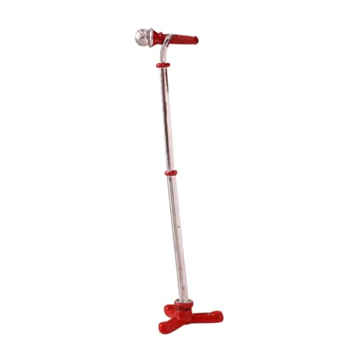 minkissy Miniatur Mikrofon Modell Rot Kleine Deko für Puppenhaus Sammler Musiker DIY Zubehör Handlich minkissy Miniatur Mikrofon Modell Rot Kleine Deko für Puppenhaus Sammler Musiker DIY Zubehör Handlich von minkissy