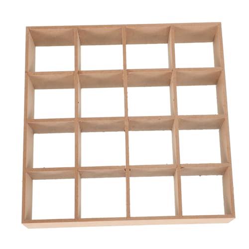 minkissy Miniatur Möbel Fach Miniatur Bücherregal aus Multifunktionales Puppenhaus Regal für DIY Dollhouse Zubehör Kompakt Leicht zur Raumdekoration und Organisation Kleiner Räume von minkissy