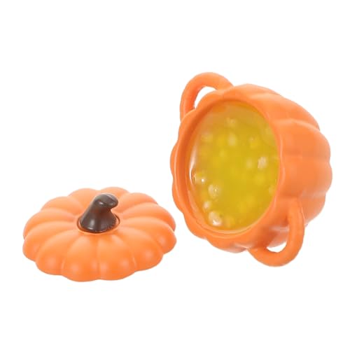minkissy Kürbisform-speisentöpfe Für Puppenhäuser Miniatur-Lebensmittel-Spielzeug Aus Kürbis-küchenutensilien Für Puppenhaus-küchen Und Herbst-Dekorationen von minkissy
