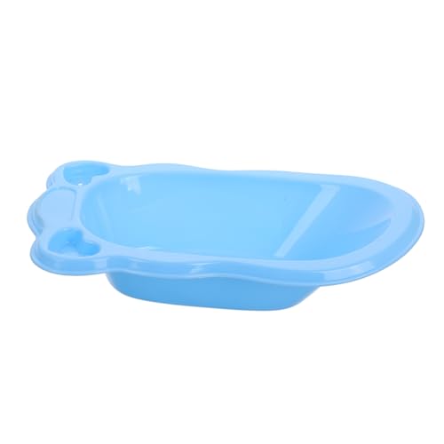 minkissy Miniatur Puppenhaus Badewanne Blaues Kunststoff Badezubehör für Puppen Fördert Kreatives Rollenspiel und Macht die für Mädchen Spannend und Unterhaltsam von minkissy
