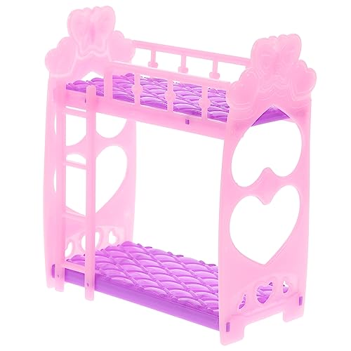 minkissy Miniatur Puppenhaus Doppelstockbett aus Glattem Material Kindgerechtes Design Detailreiches Etagenbett für Kinderzimmer Dekoration und Kreatives Farblich Sortiert Zufällige Farbe minkissy Miniatur Puppenhaus Doppelstockbett aus Glattem Material Kindgerechtes Design Detailreiches Etagenbett für Kinderzimmer Dekoration und Kreatives Farblich Sortiert Zufällige Farbe von minkissy