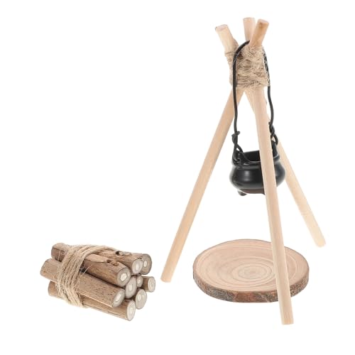 minkissy Miniatur Puppenhaus Feuerholz Realistische Mini Lagerfeuer Szene mit Kleinem Topf Detailreiches Mikro Zubehör für Camping Diorama und Fotorequisiten Charmante Puppenhaus Dekoration minkissy Miniatur Puppenhaus Feuerholz Realistische Mini Lagerfeuer Szene mit Kleinem Topf Detailreiches Mikro Zubehör für Camping Diorama und Fotorequisiten Charmante Puppenhaus Dekoration von minkissy