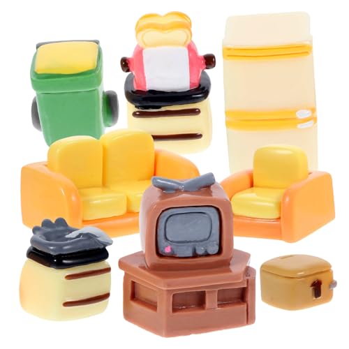 minkissy Miniatur Puppenhaus Möbel Realistische Miniatur Dekoration Vielseitige Mikrolandschaft Accessoires für DIY Puppenhaus Kompakt und Tragbar für Innen und Außenbereich Detailreich minkissy Miniatur Puppenhaus Möbel Realistische Miniatur Dekoration Vielseitige Mikrolandschaft Accessoires für DIY Puppenhaus Kompakt und Tragbar für Innen und Außenbereich Detailreich von minkissy