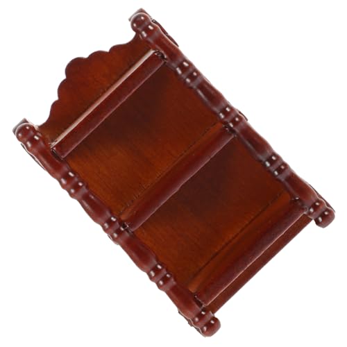 minkissy Miniatur Puppenhaus Nachttisch Maßstab Vielseitiger Kleiner Beistelltisch Einfaches Design DIY Bemalbar für Puppenhaus Schlafzimmer und Miniatur Wohnaccessoires von minkissy